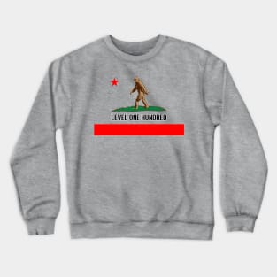 Bigfoot - State Flag - Lv.100 Clothing Crewneck Sweatshirt